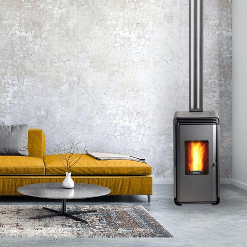 ESTUFA A PELLET BOSCA 9 W HERA + CHARCOAL - 8