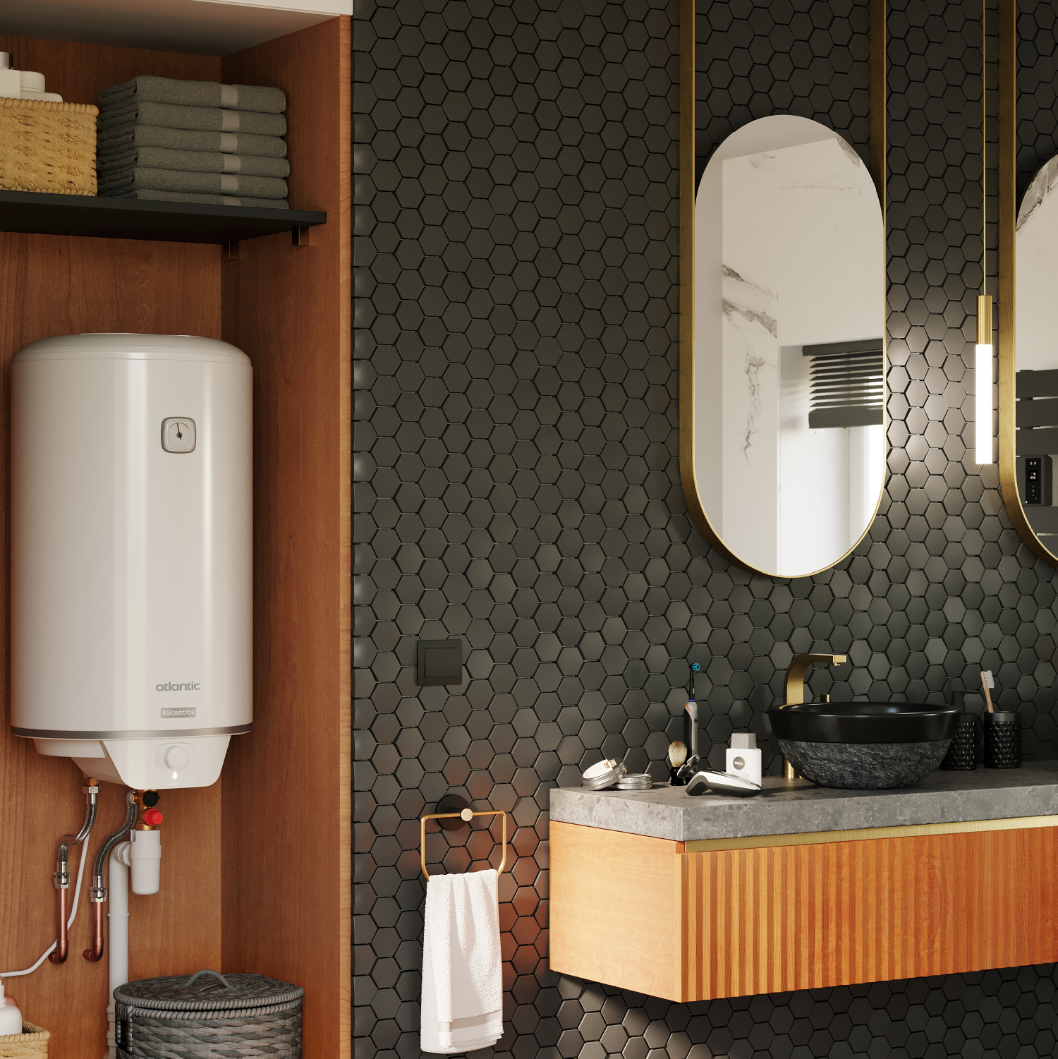 Termo Eléctrico Atlantic Steatite 80 litros - 6