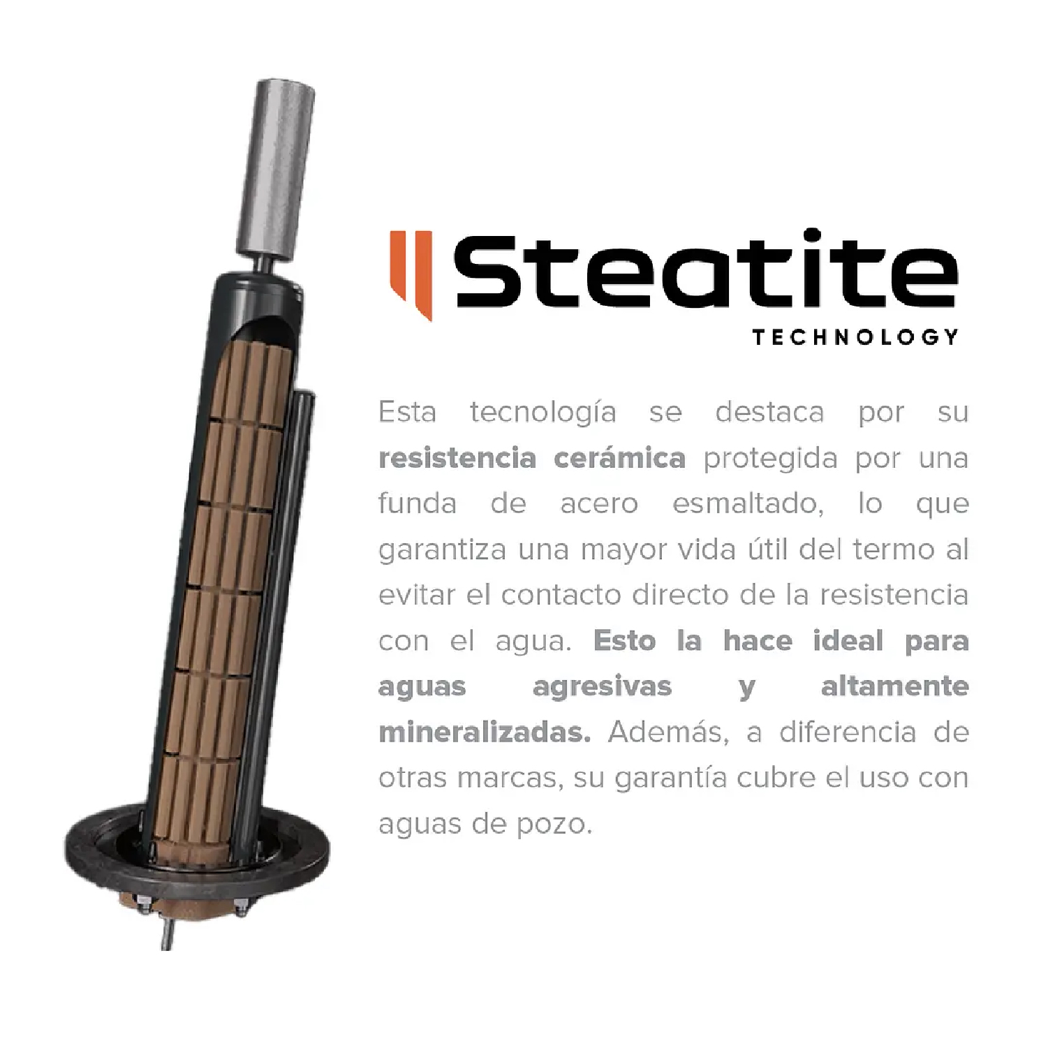 Termo Eléctrico Atlantic Steatite 80 litros - 10