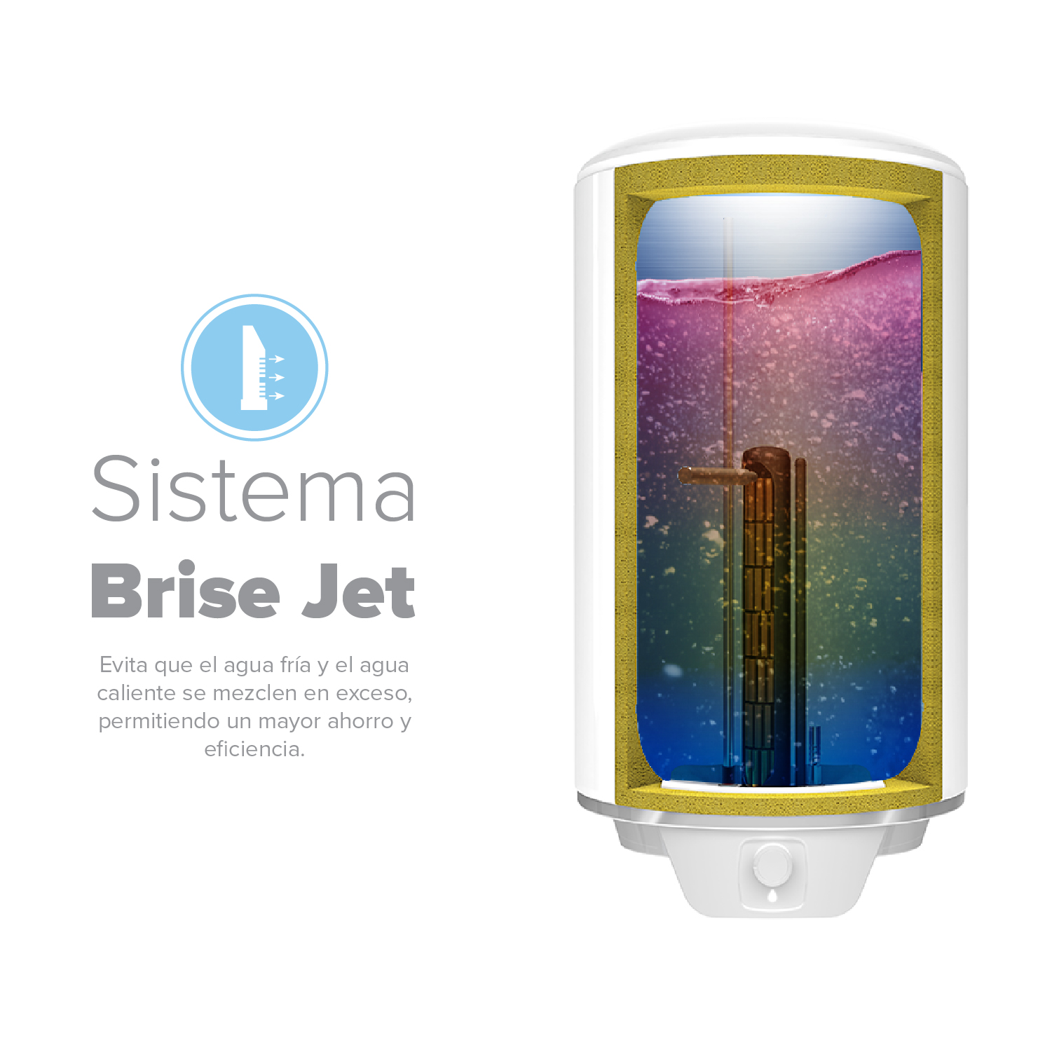 Termo Eléctrico Atlantic Steatite 80 litros - 13