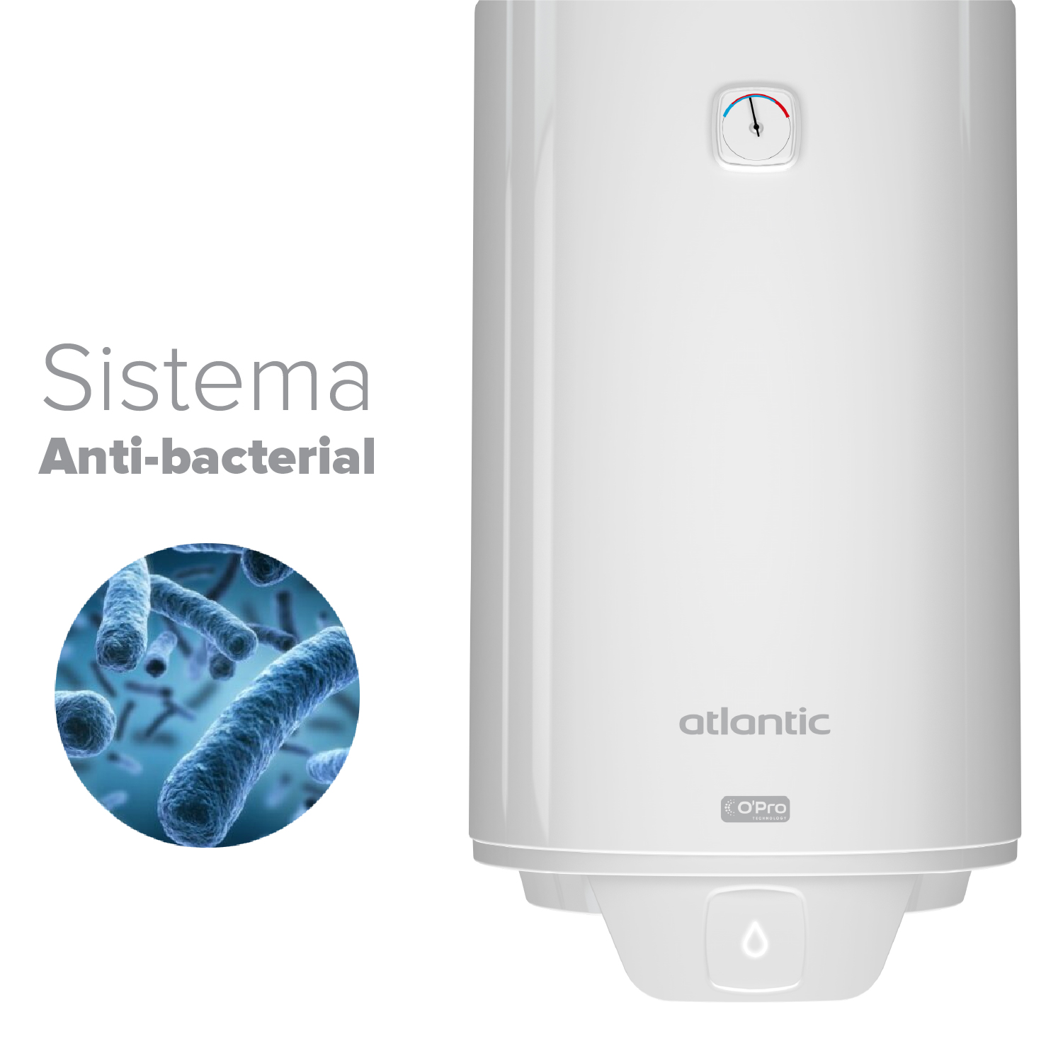TERMO ELÉCTRICO ATLANTIC OPRO + 80 LITROS - 12