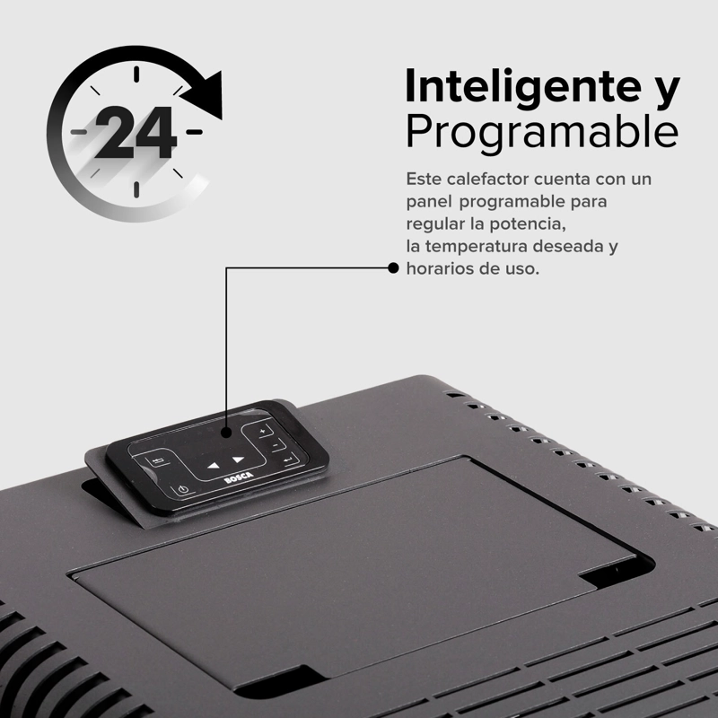 PACK CALEFACTOR A PELLET BLACK VISION NEGRO + KIT INSTALACION INTERIOR - 11