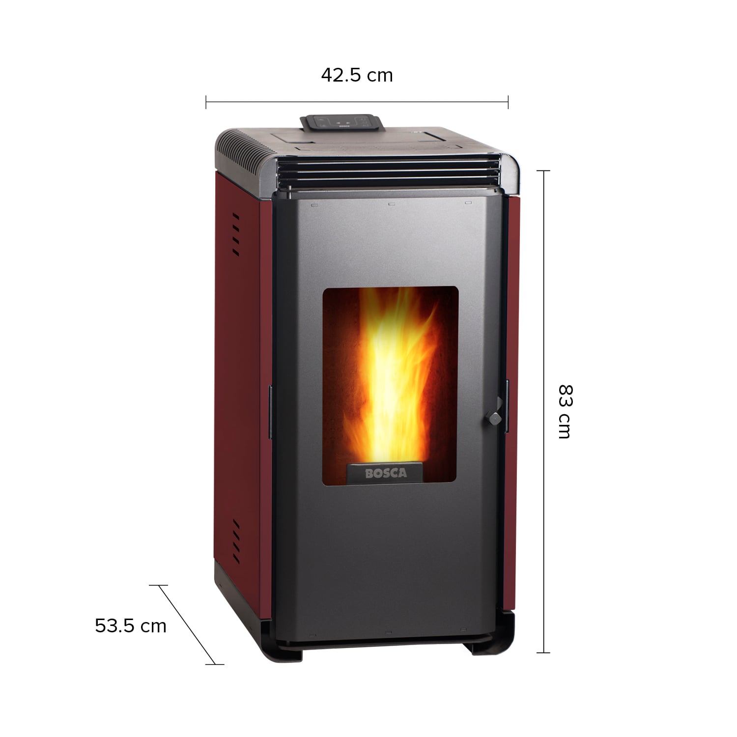 CALEFACTOR BOSCA A PELLET HERA + BURDEO - 6