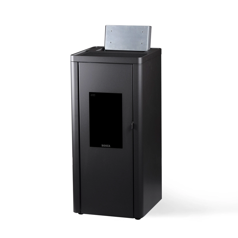 ESTUFA A PELLET AMG SILENZIO FORGYA BLACK VISION - 8