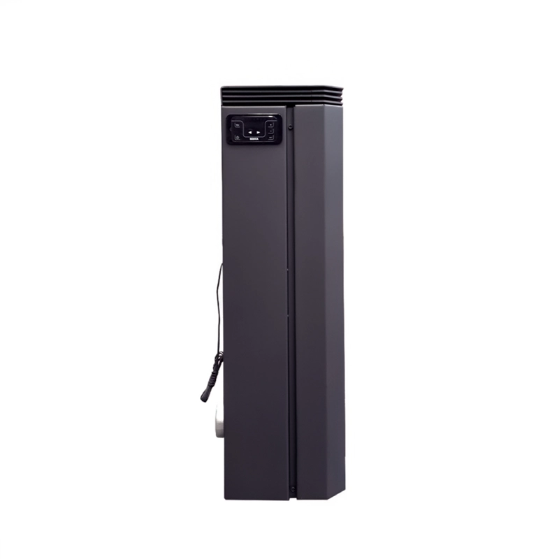 ESTUFA A PELLET FIT+ BLACK VISION CHARCOAL + KIT DE INSTALACION INTERIOR - 6