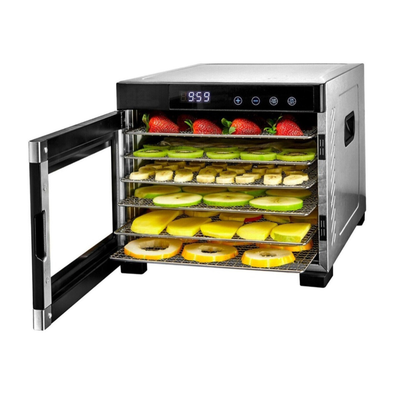 HORNO INDUSTRIAL TECNODELIV DESHIDRATADOR ALIMENTOS 6 BANDEJAS ACERO - 1
