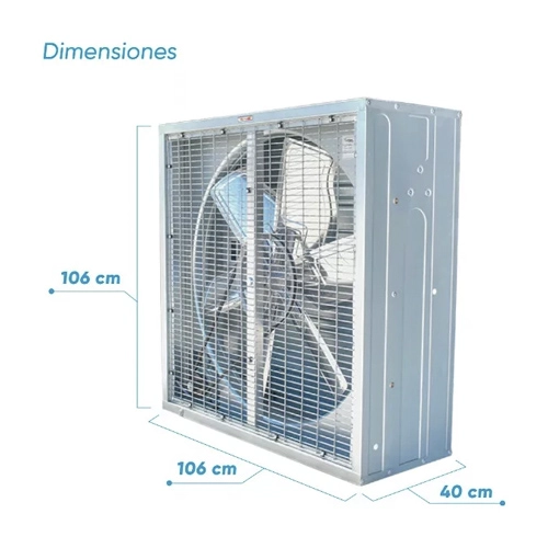 EXTRACTOR AIRE TECNODELIV INDUSTRIAL MURO GALVANIZADO 106 CM - 4