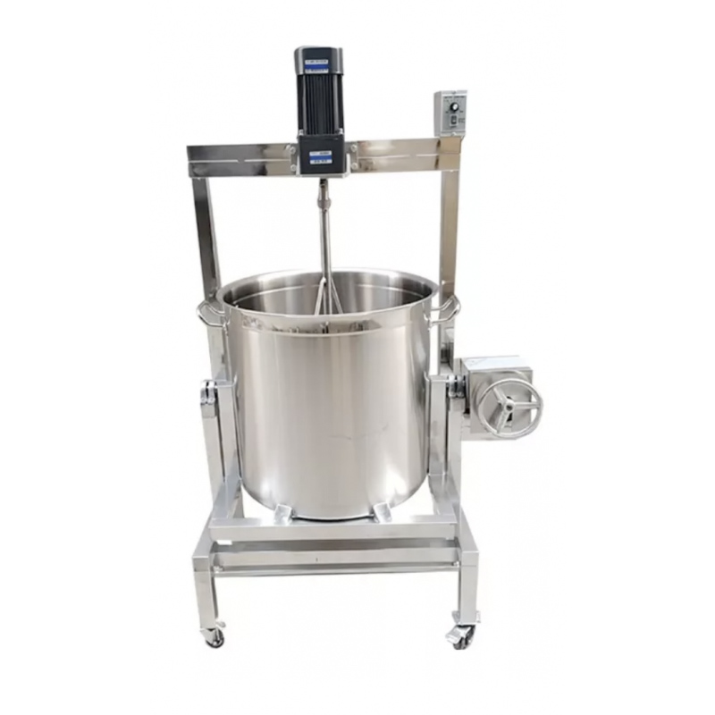 OLLA MEZCLADORA REVOLVEDORA GAS INDUSTRIAL 80LTS - 1