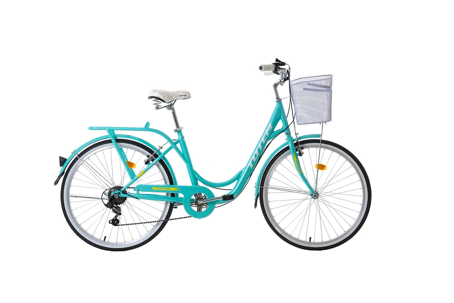 BICICLETA TOTEM ARO 26 CITY DAMA TURQUESA - 2