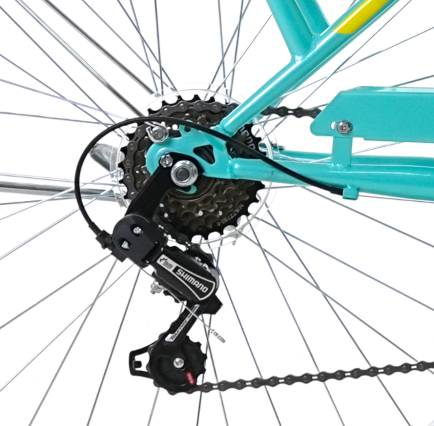 BICICLETA TOTEM ARO 26 CITY DAMA TURQUESA - 3