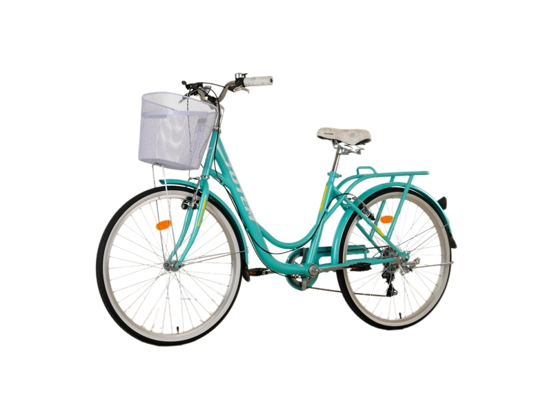 BICICLETA TOTEM ARO 26 CITY DAMA TURQUESA - 9