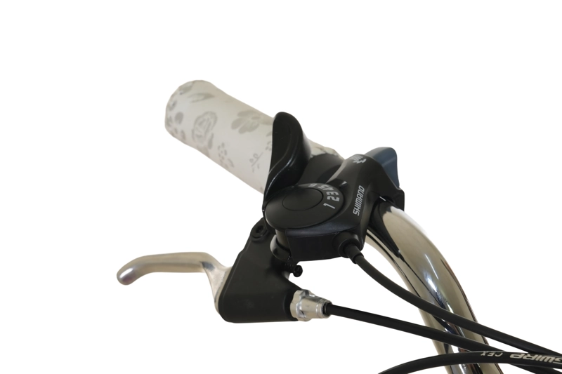 BICICLETA TOTEM ARO 26 CITY DAMA GRIS CON FUCSIA - 8