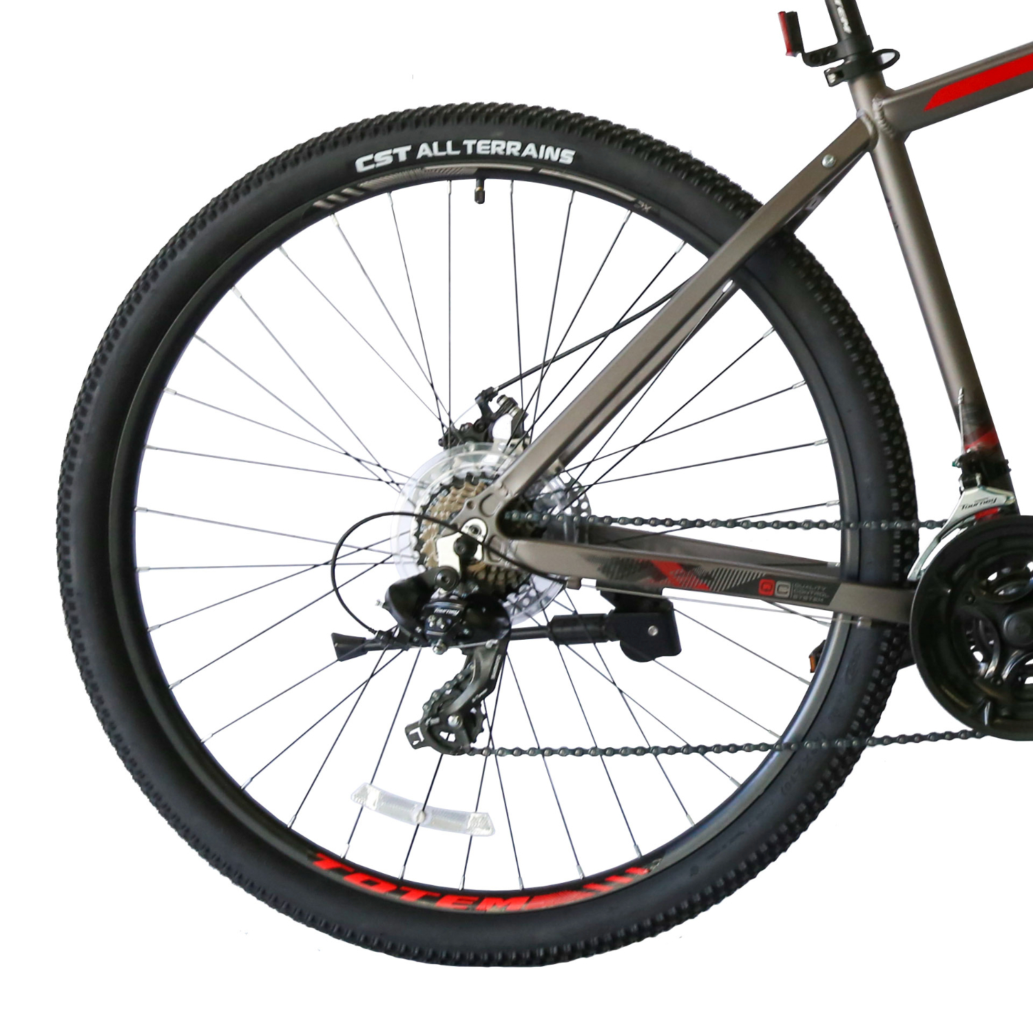 BICICLETA TOTEM MTB ARO 27,5X19 MOD W860 GRIS - 2