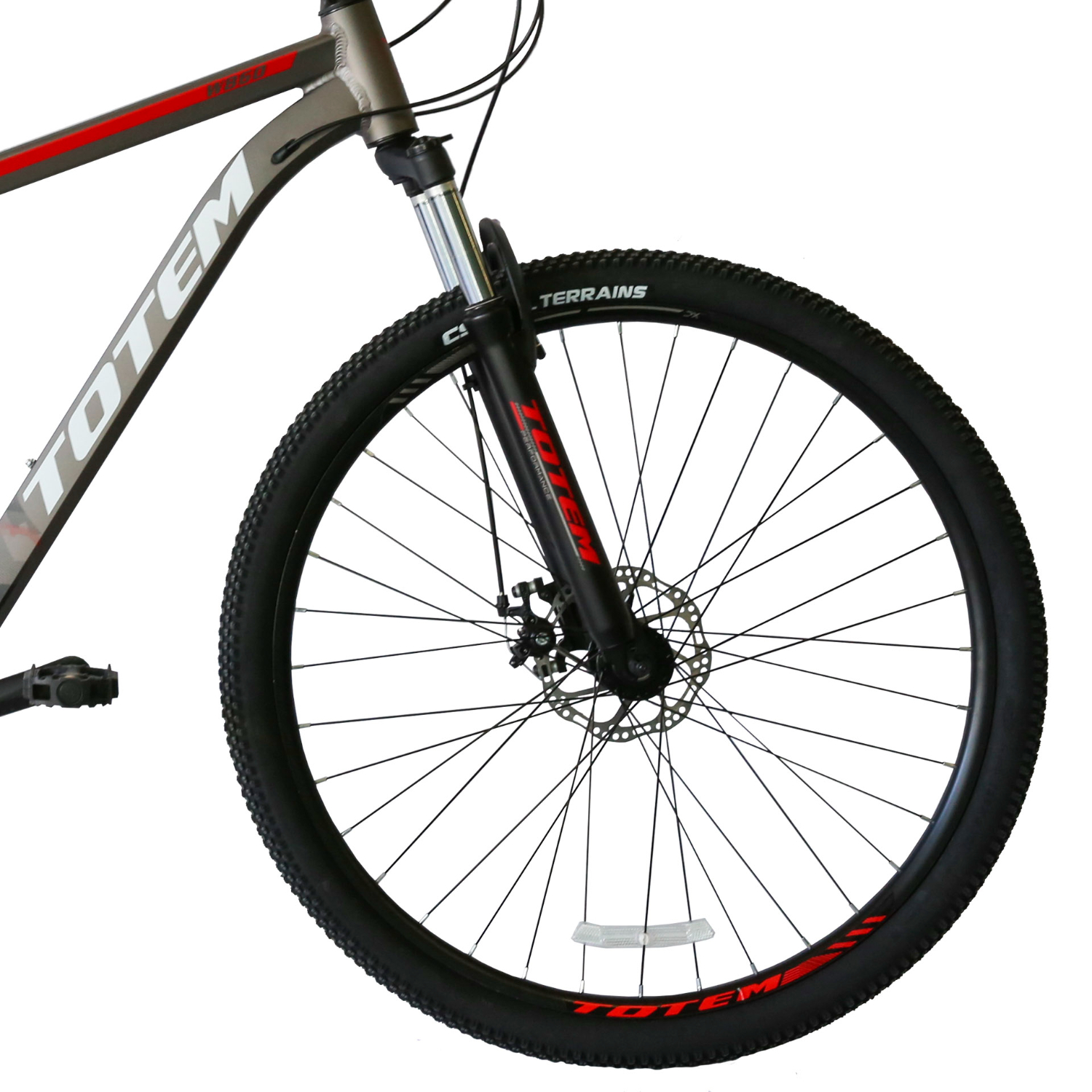 BICICLETA TOTEM MTB ARO 27,5X19 MOD W860 GRIS - 3