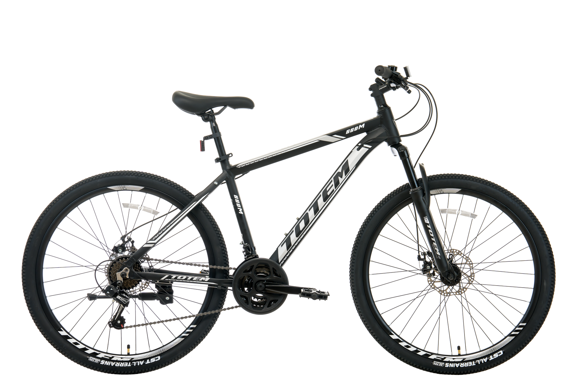 BICICLETA TOTEM MTB ARO 26 MODELO Y660M NEGRO GRIS - 1