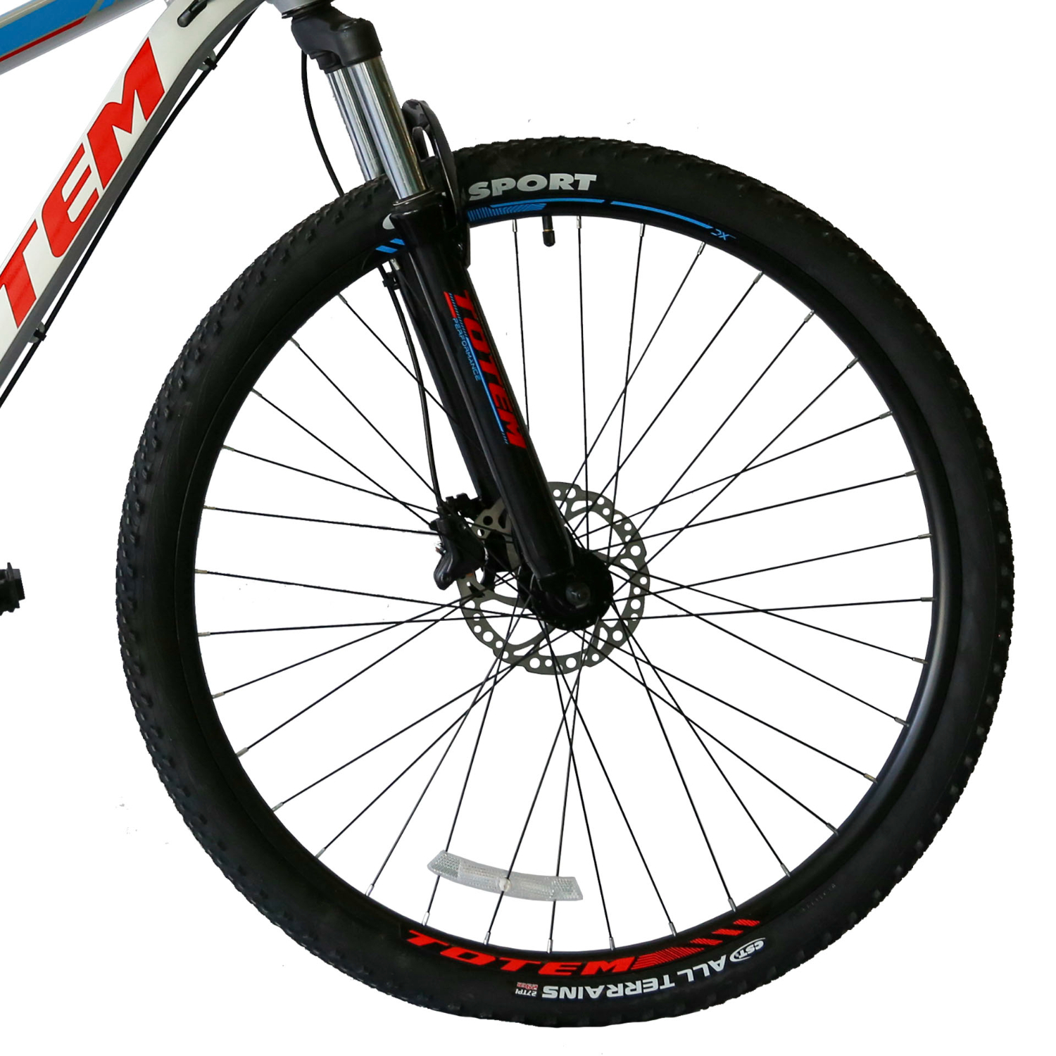 BICICLETA TOTEM ARO 27.5*19 MTB MOD W790 PLATEADO - 3