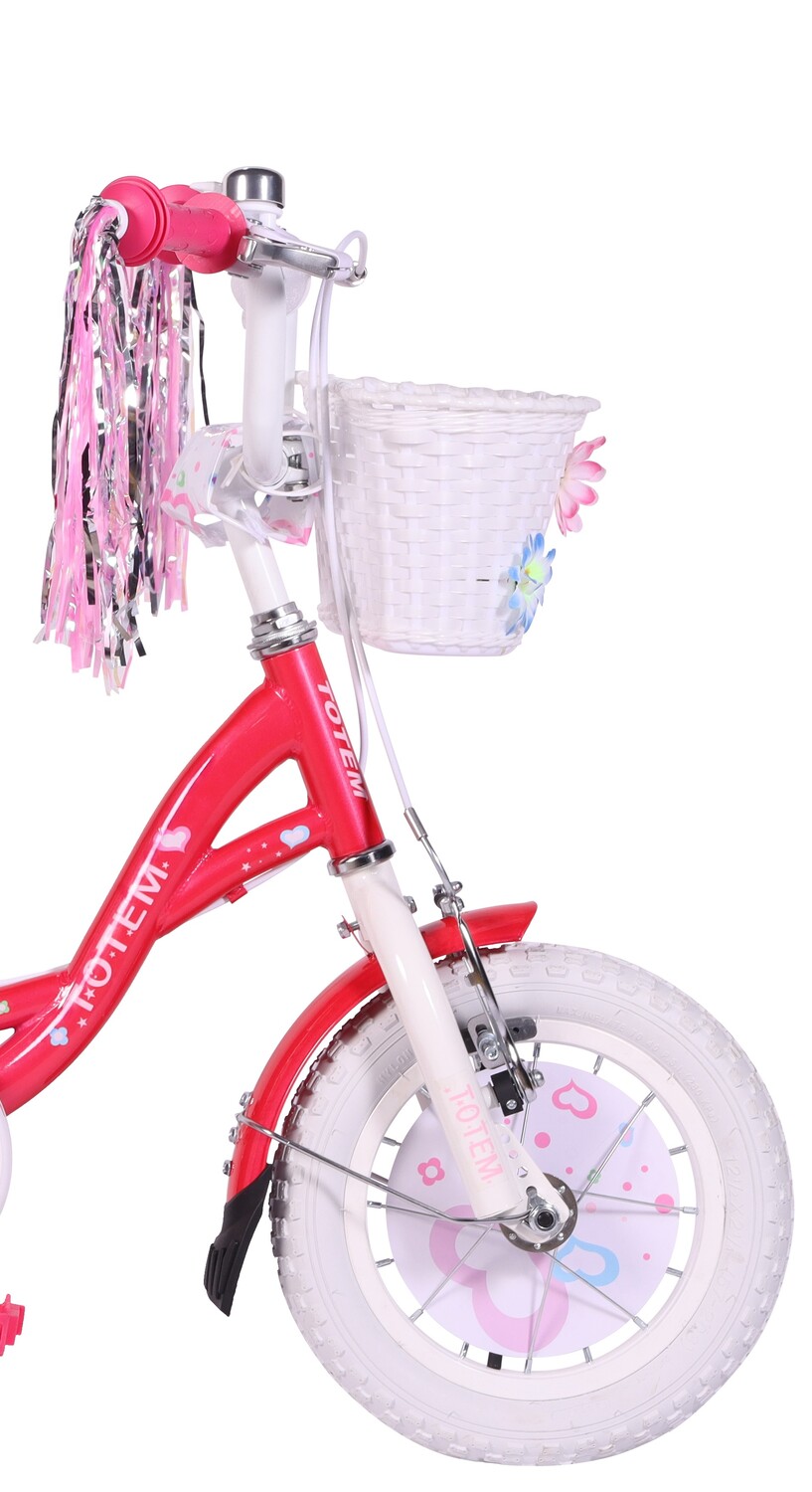 BICICLETA TOTEM INFANTIL ARO 12 PRETTY GIRL COLOR FUCSIA - 4