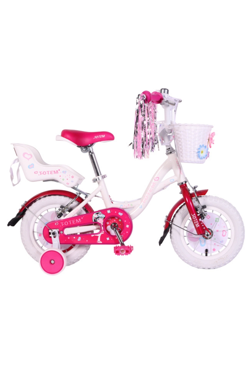 BICICLETA TOTEM INFANTIL ARO 12 PRETTY GIRL COLOR BLANCO - 1