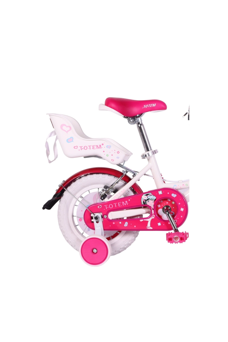 BICICLETA TOTEM INFANTIL ARO 12 PRETTY GIRL COLOR BLANCO - 2