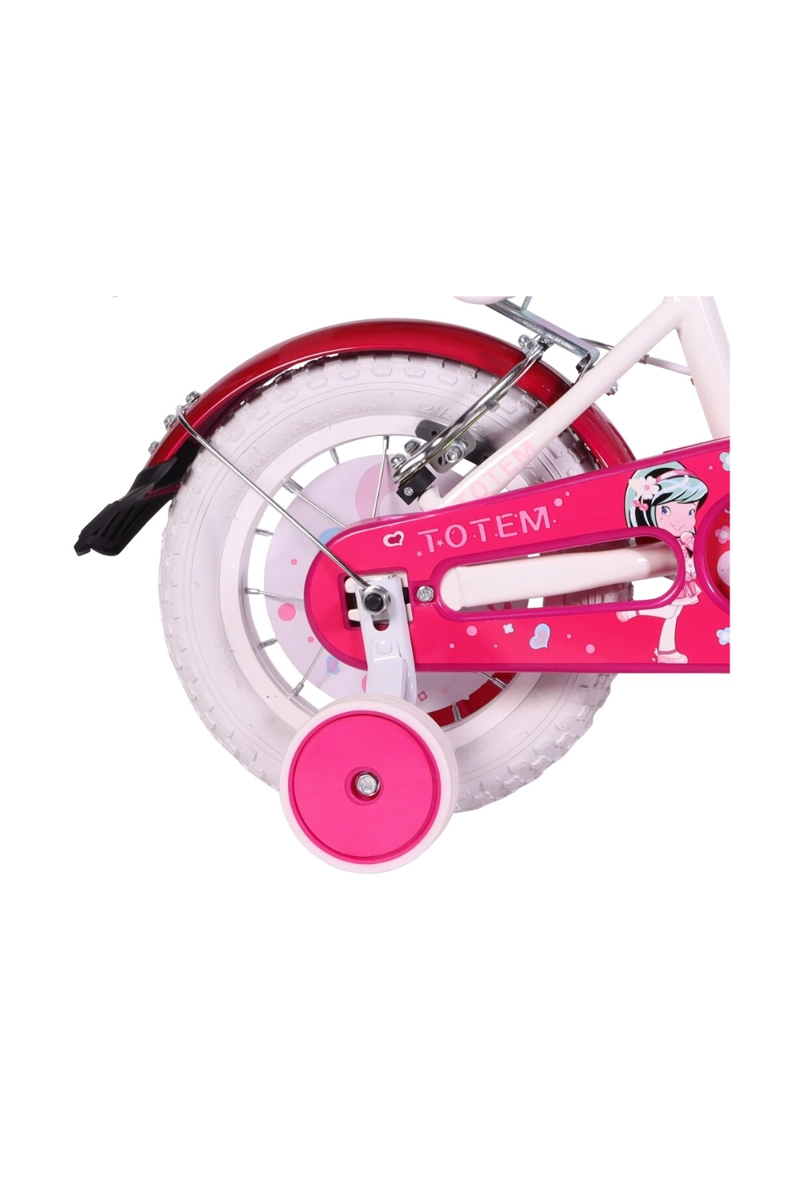 BICICLETA TOTEM INFANTIL ARO 12 PRETTY GIRL COLOR BLANCO - 4