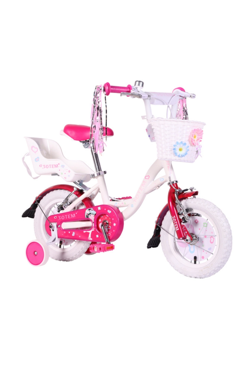 BICICLETA TOTEM INFANTIL ARO 12 PRETTY GIRL COLOR BLANCO - 5