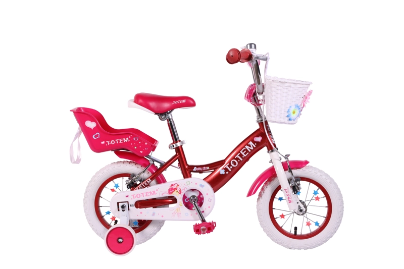 BICICLETA TOTEM INFANTIL ARO 12 MISS LILLY COLOR FUCSIA - 2