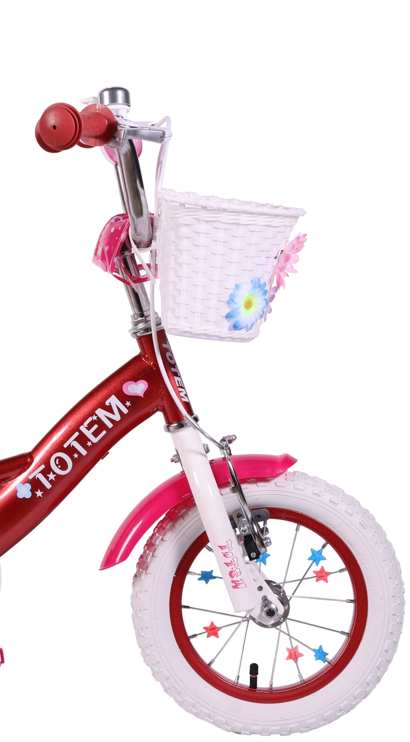 BICICLETA TOTEM INFANTIL ARO 12 MISS LILLY COLOR FUCSIA - 5