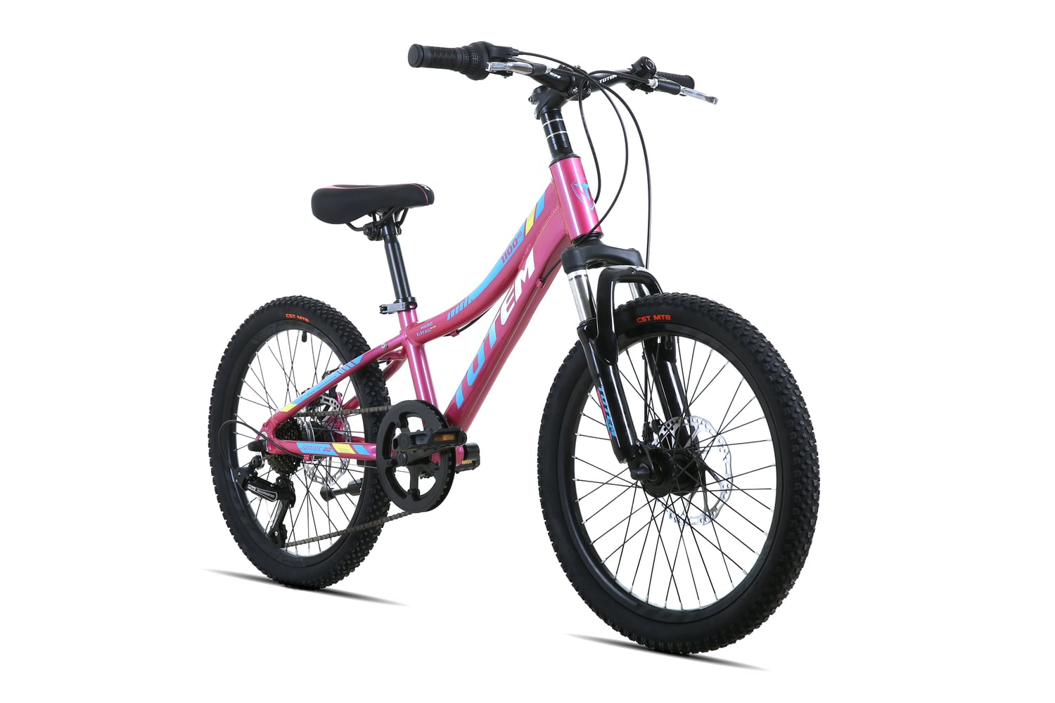 BICICLETA TOTEM ARO 20 MTB MODELO 1100 ROSADO - 2