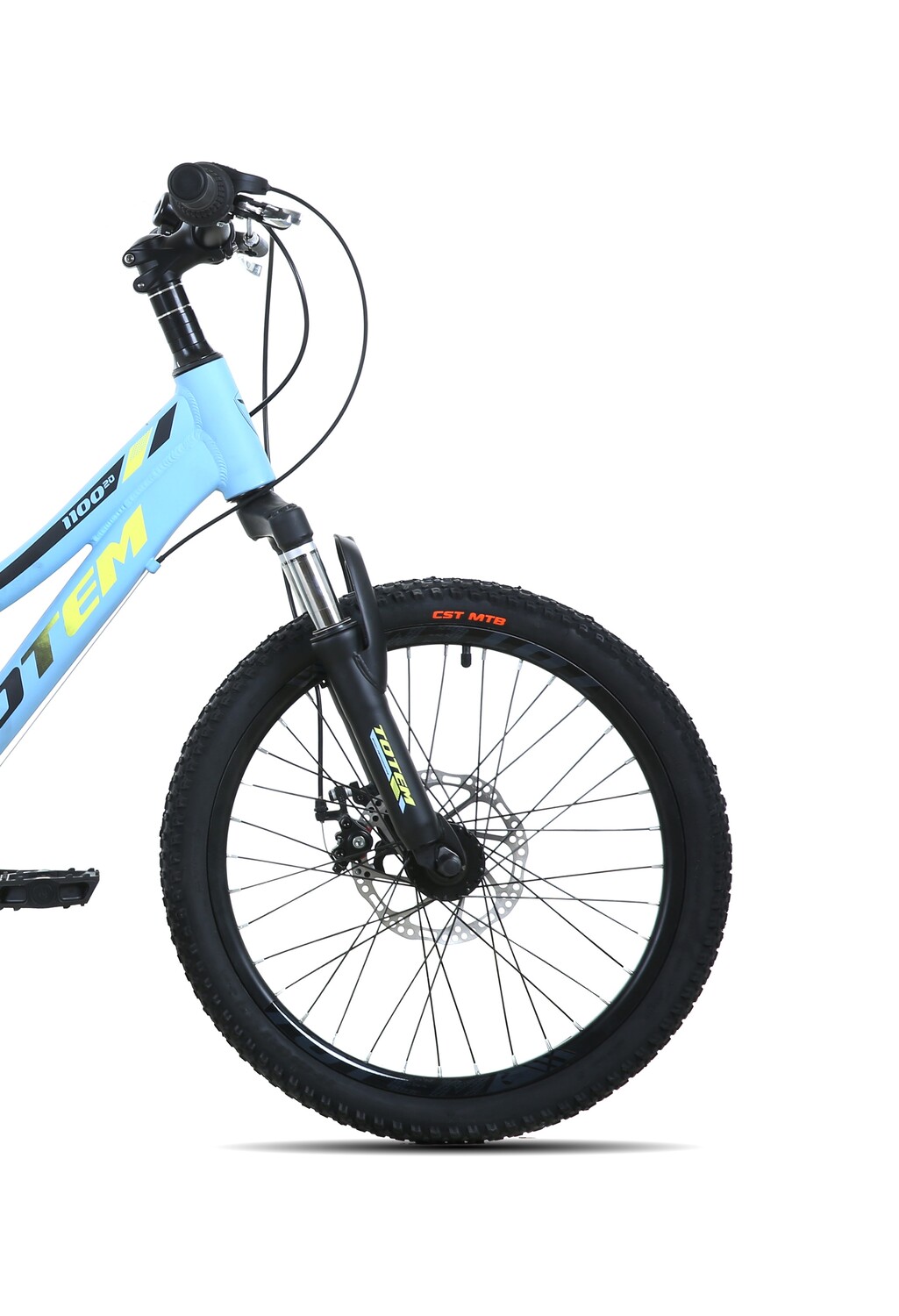 BICICLETA TOTEM ARO 20 MTB MODELO 1100 CELESTE - 5