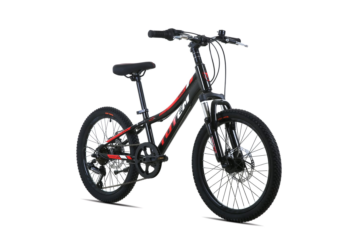 BICICLETA TOTEM ARO 20 MTB MODELO 1100 NEGRO - 2