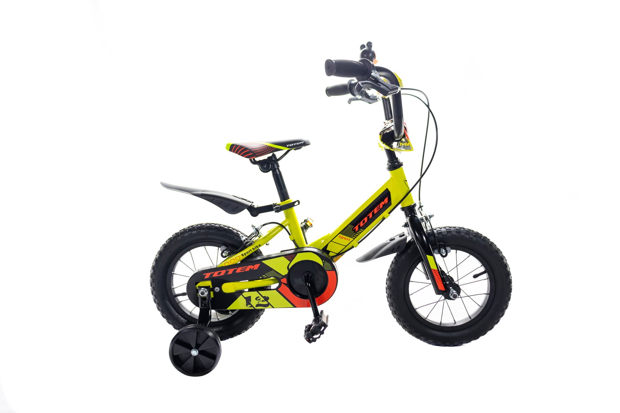BICICLETA TOTEM INFANTIL ARO 12 SUNSHINE COLOR AMARILLO - 1