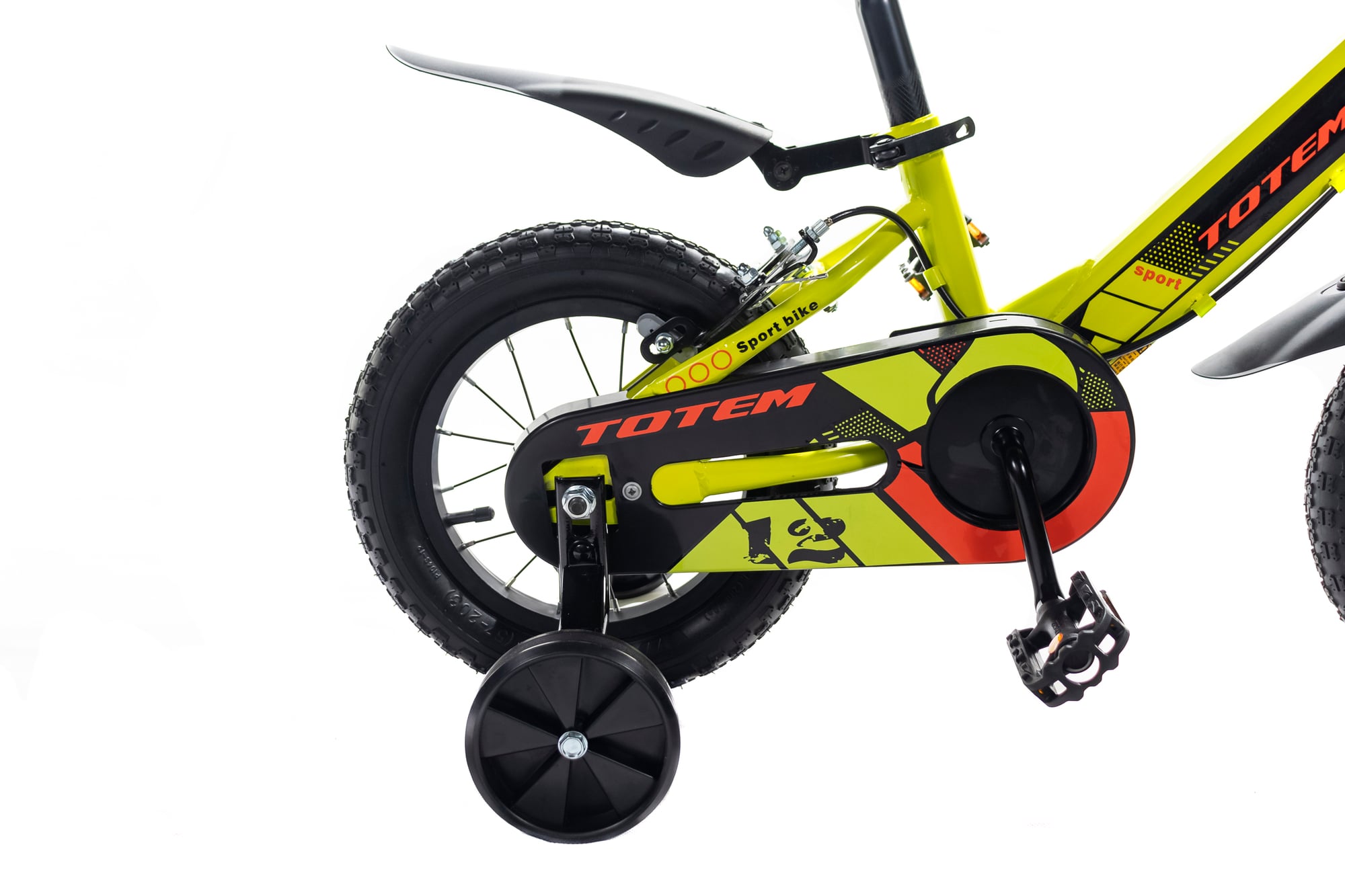 BICICLETA TOTEM INFANTIL ARO 12 SUNSHINE COLOR AMARILLO - 2