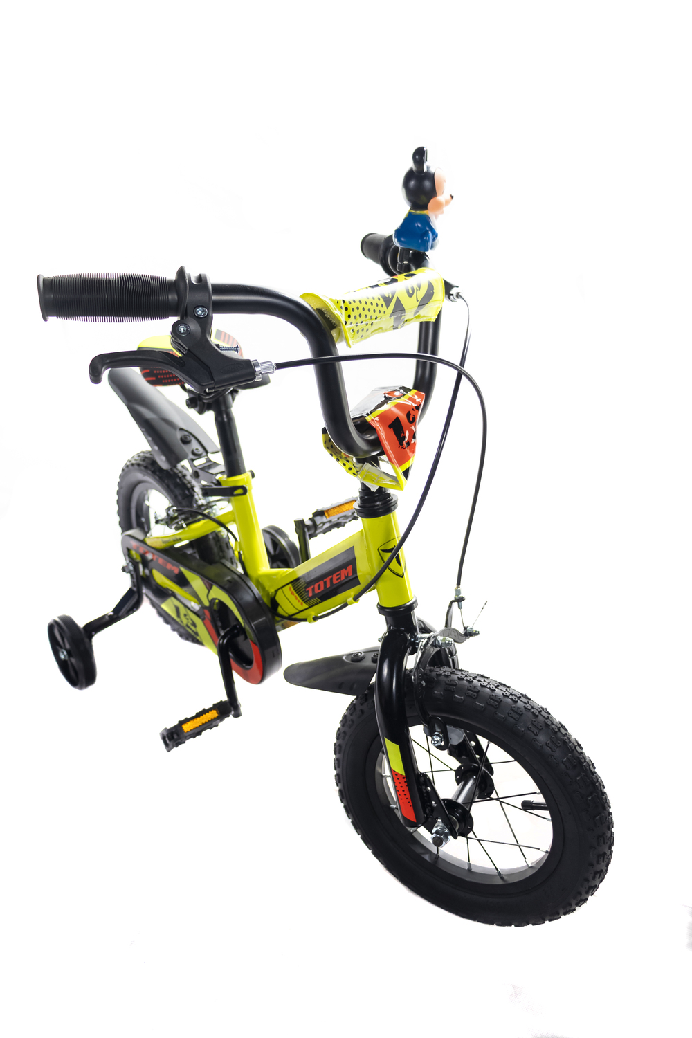 BICICLETA TOTEM INFANTIL ARO 12 SUNSHINE COLOR AMARILLO - 3