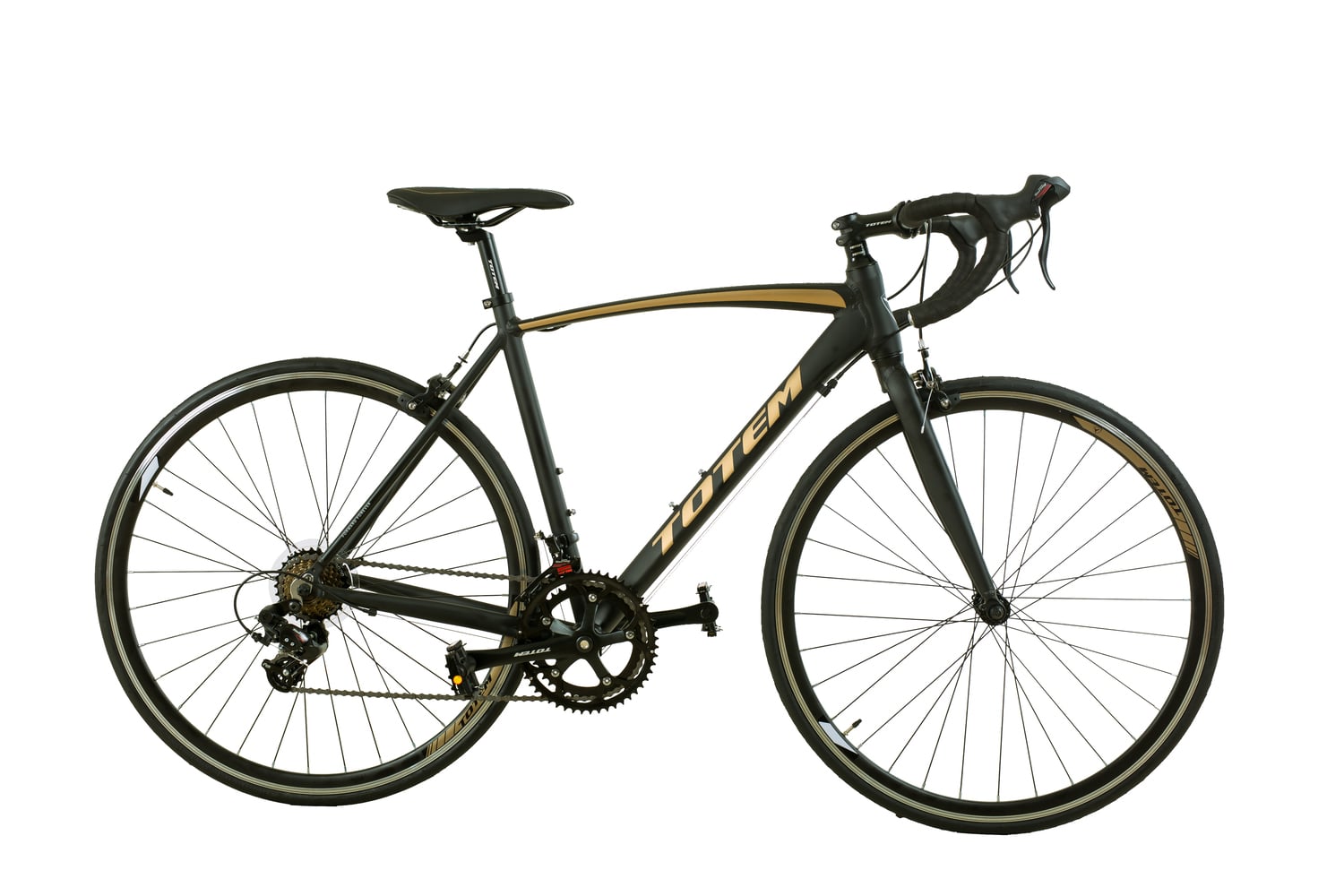 BICICLETA DE RUTA TOTEM ARO 700C SINCLAIR 700C NEGRO CAFE - 2