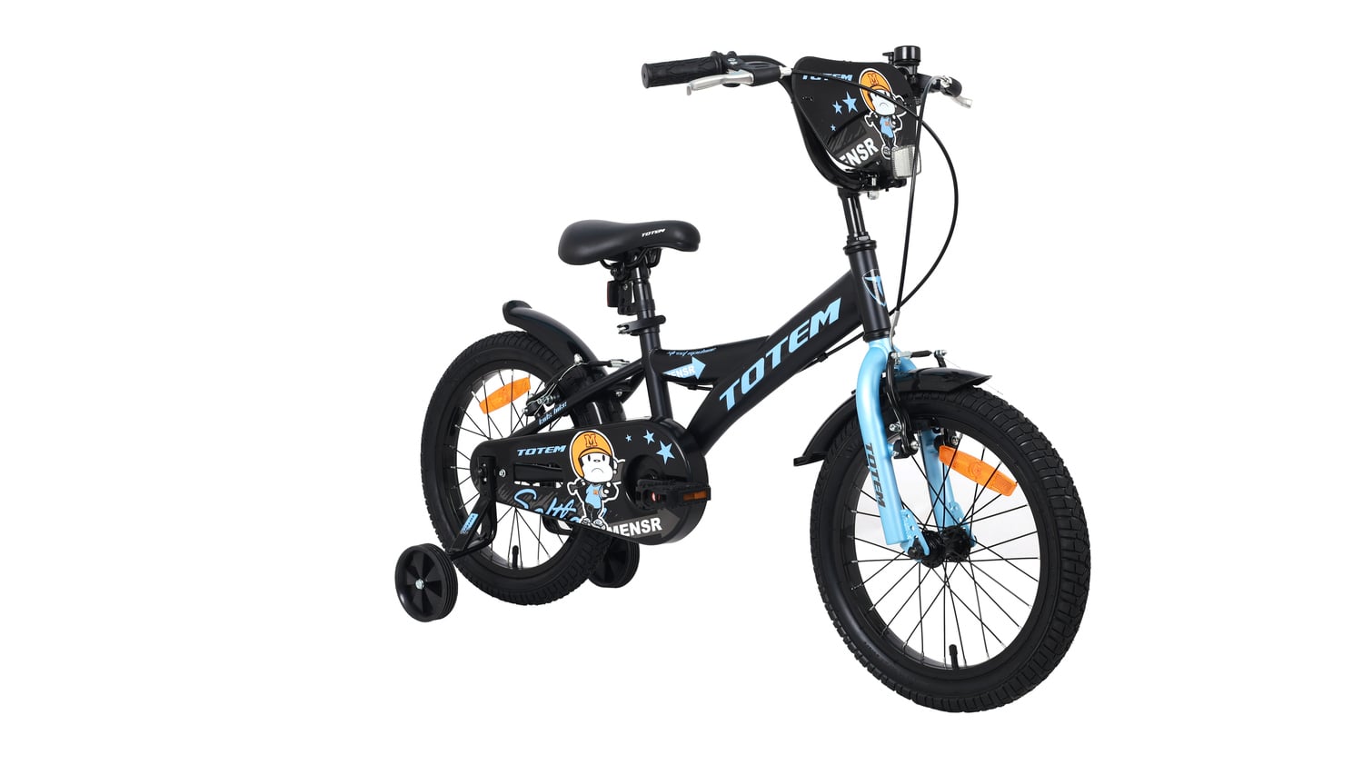 BICICLETA TOTEM NIÑO MODELO STREET MACHINE ARO 16 NEGRO - 2