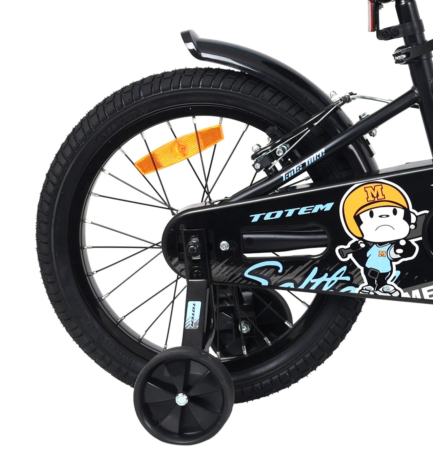 BICICLETA TOTEM NIÑO MODELO STREET MACHINE ARO 16 NEGRO - 5