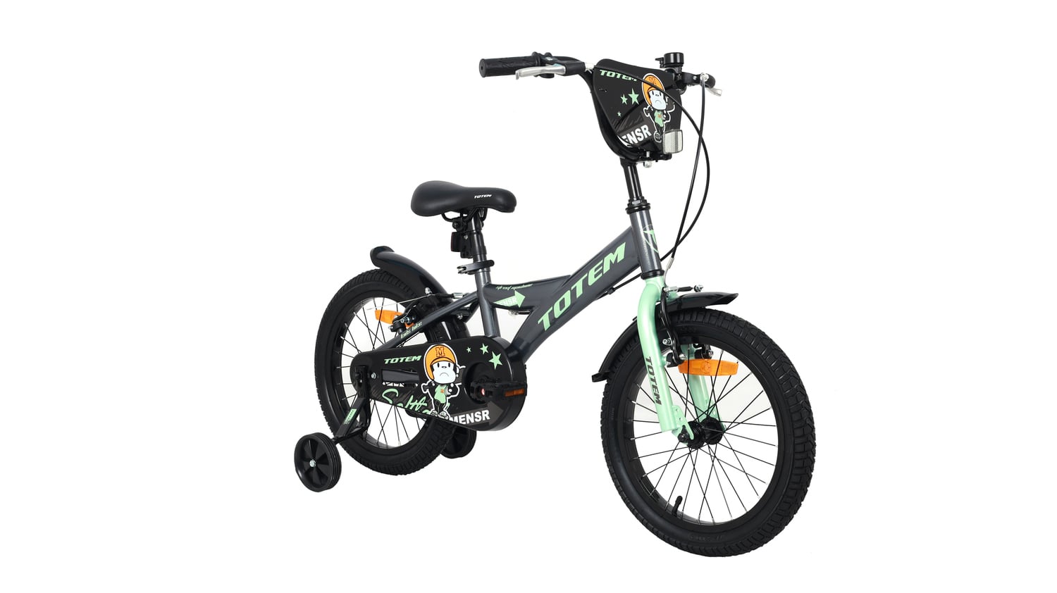 BICICLETA TOTEM NIÑO MODELO STREET MACHINE ARO 16 GRIS - 2