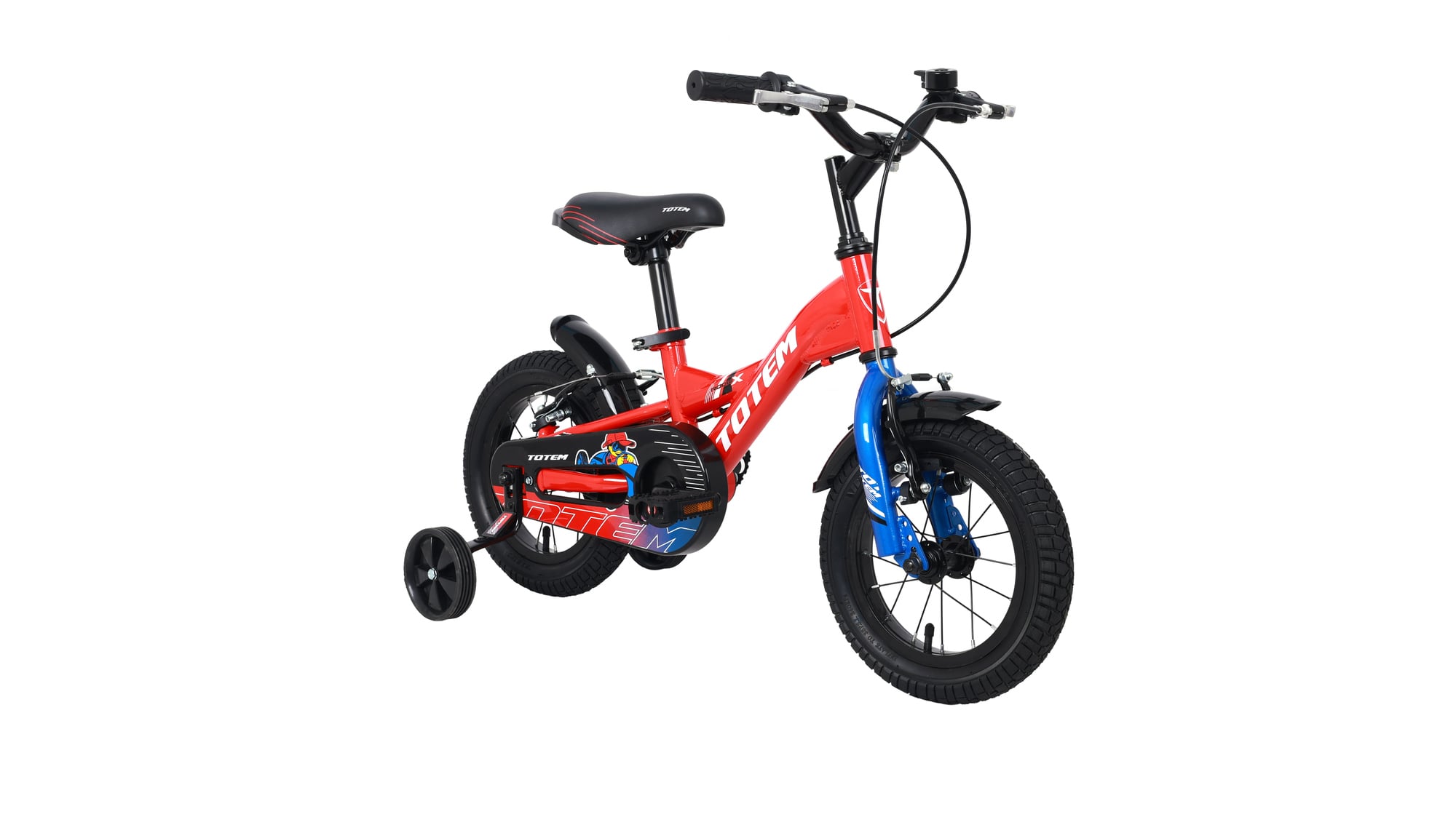 BICICLETA TOTEM NIÑO ARO 12 ROCK-X COLOR ROJO - 2