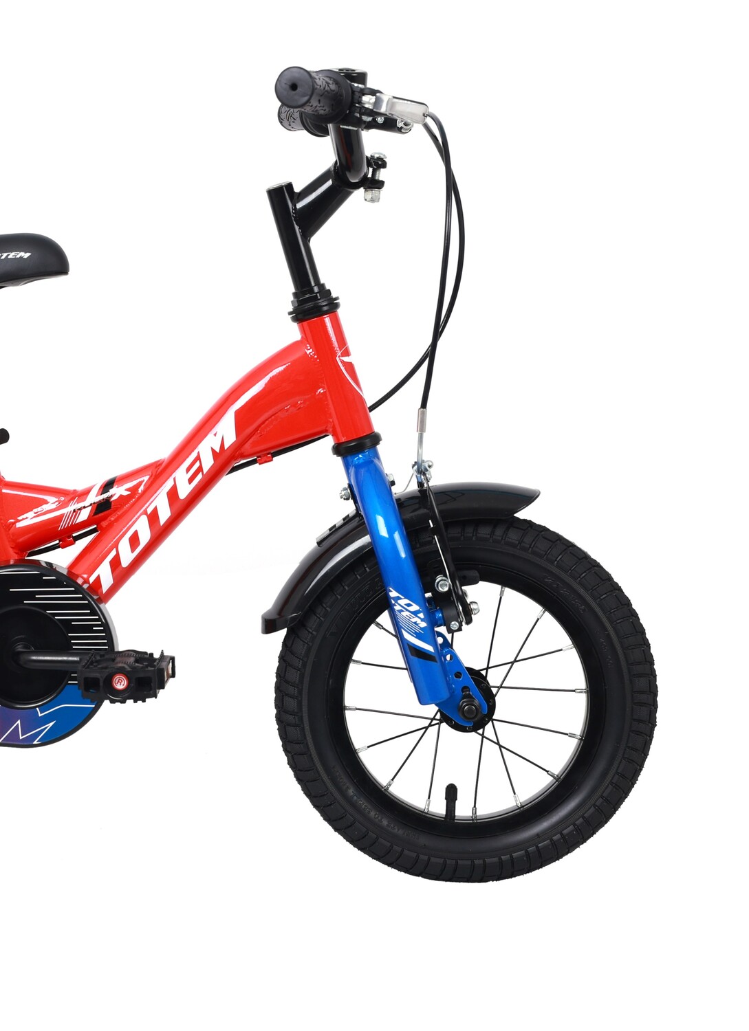 BICICLETA TOTEM NIÑO ARO 12 ROCK-X COLOR ROJO - 4