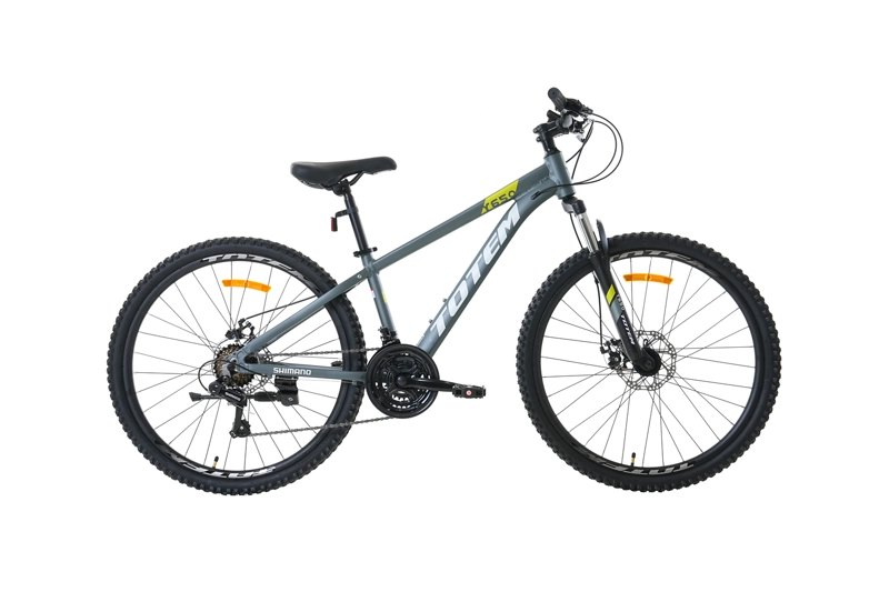 BICICLETA TOTEM MTB ARO 26 MODELO Y650 GRIS VERDE - 1