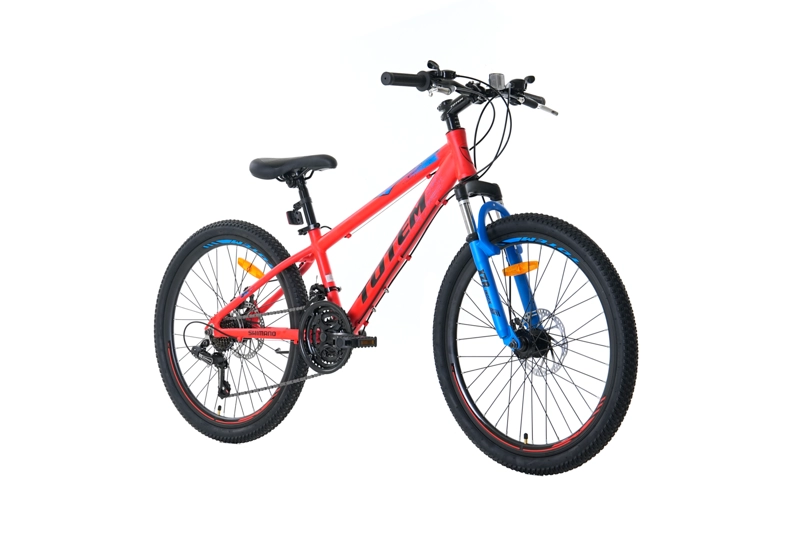 BICICLETA TOTEM MTB ARO 24 MODELO ATLANTIS COLOR ROJO - 2