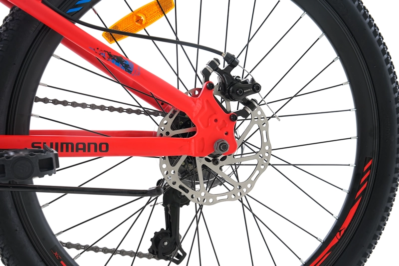BICICLETA TOTEM MTB ARO 24 MODELO ATLANTIS COLOR ROJO - 3