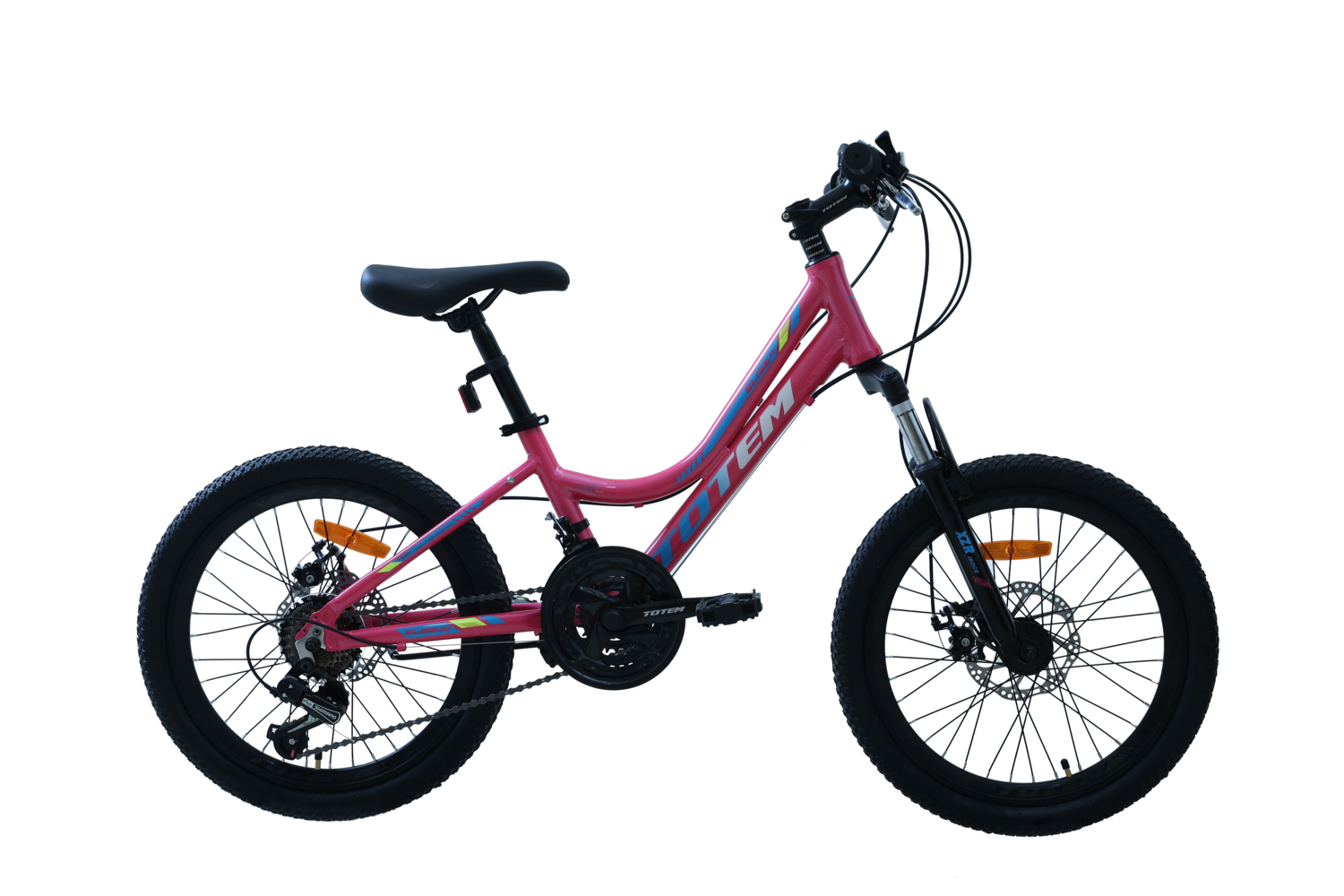 BICICLETA TOTEM MTB ARO 20 MODELO ELISE ROSADA - 1