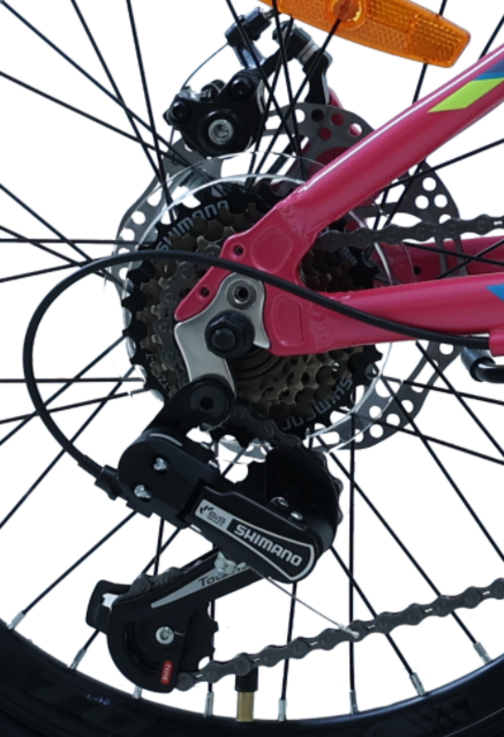 BICICLETA TOTEM MTB ARO 20 MODELO ELISE ROSADA - 5
