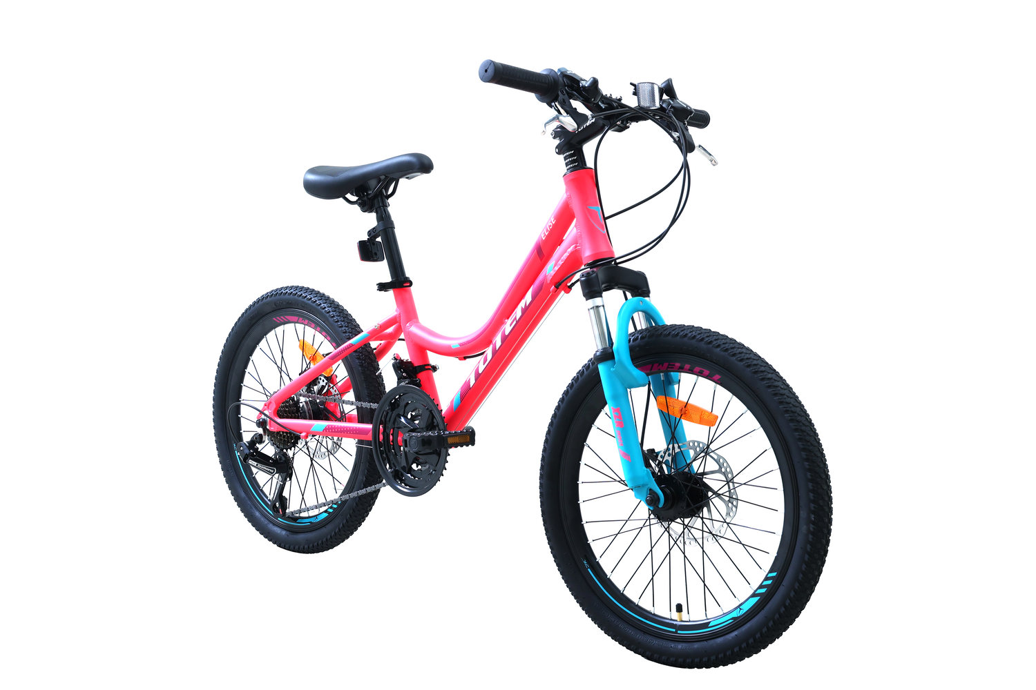 BICICLETA TOTEM MTB ARO 20 MODELO ELISE FUCSIA - 2