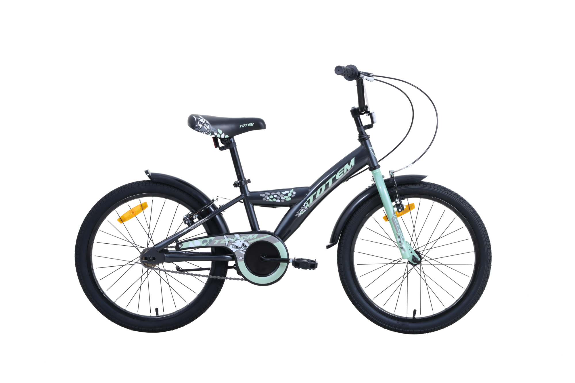 BICICLETA TOTEM INFANTIL ARO 20 ST MACHINE GRIS - 1