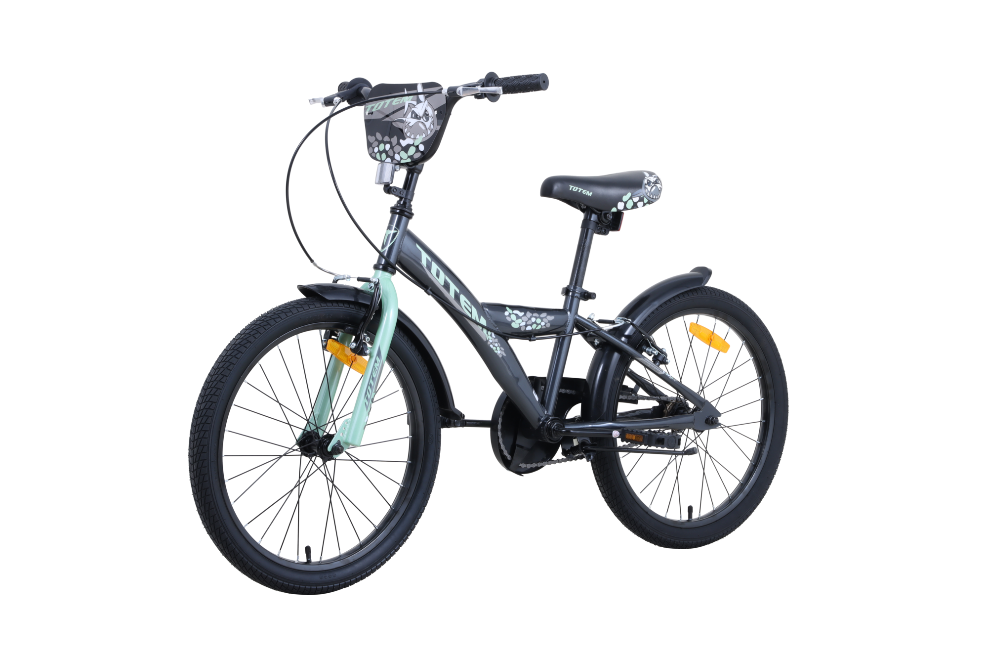BICICLETA TOTEM INFANTIL ARO 20 ST MACHINE GRIS - 6
