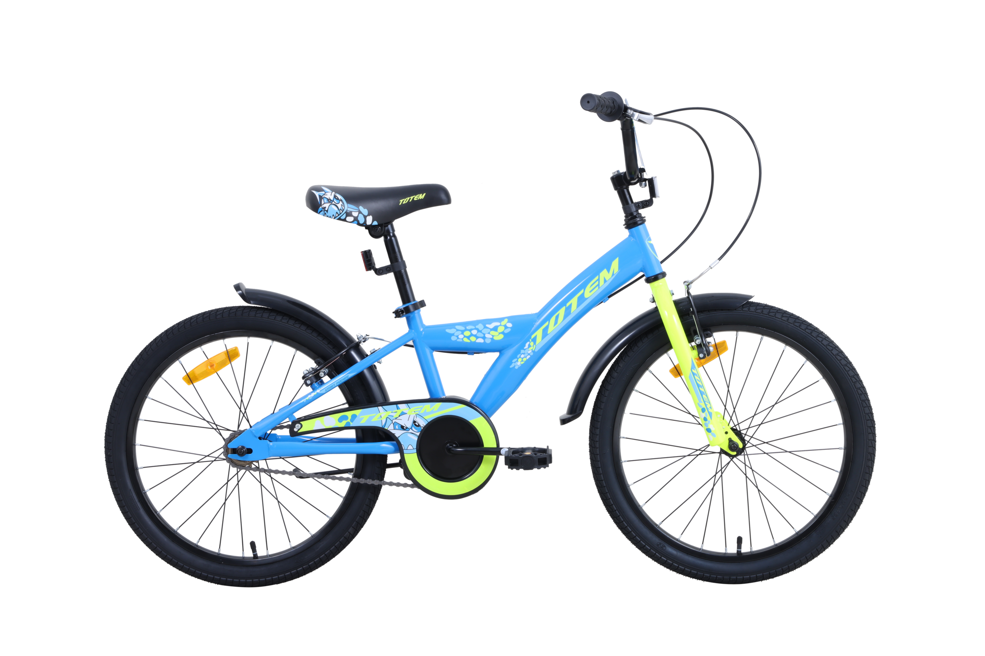 BICICLETA TOTEM INFANTIL ARO 20 ST MACHINE AZUL - 1