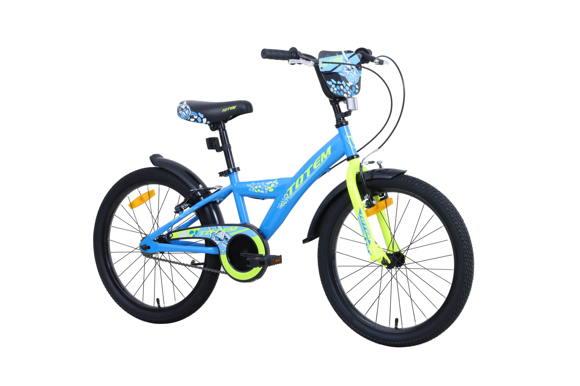 BICICLETA TOTEM INFANTIL ARO 20 ST MACHINE AZUL - 2