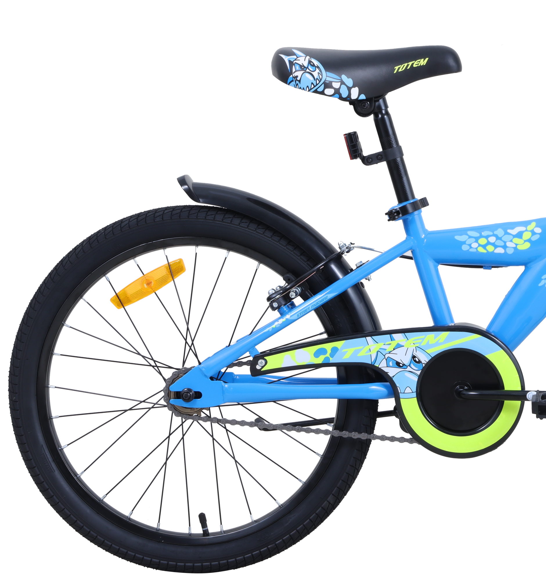 BICICLETA TOTEM INFANTIL ARO 20 ST MACHINE AZUL - 4